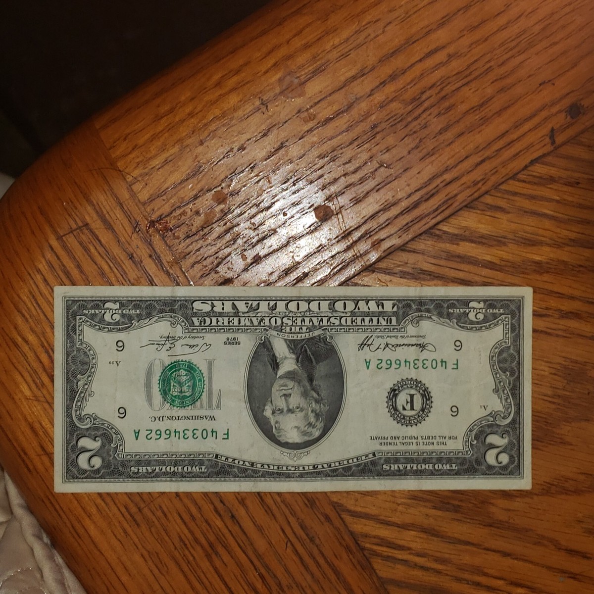 貴重　Made in U.S.A-2 1976 Series 1976 $2 Bicentennial Note CU | SilverTowne