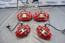 2013 NISSAN 370Z TOURING/NISMO VQ37 OEM RED AKEBONO BRAKE CALIPERS #7201