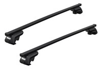 Thule DachträGer Raised Rail Evo Squarebar Evo Schwarz FüR Cupra Ateca SUV
