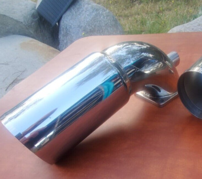 One only NEW 316 Stainless Riser pipe that fit stock Merc manifolds bravo app