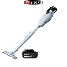 Makita DCL181FZW 18V LXT 600ml Vacuum Cleaner White With 1 x 3.0Ah Battery