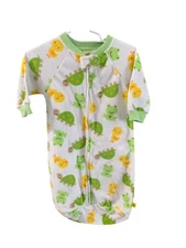 Carters Child of Mine Infant Baby Size 0 9 Months Full Zip Sleeper Sleep Sack Gr