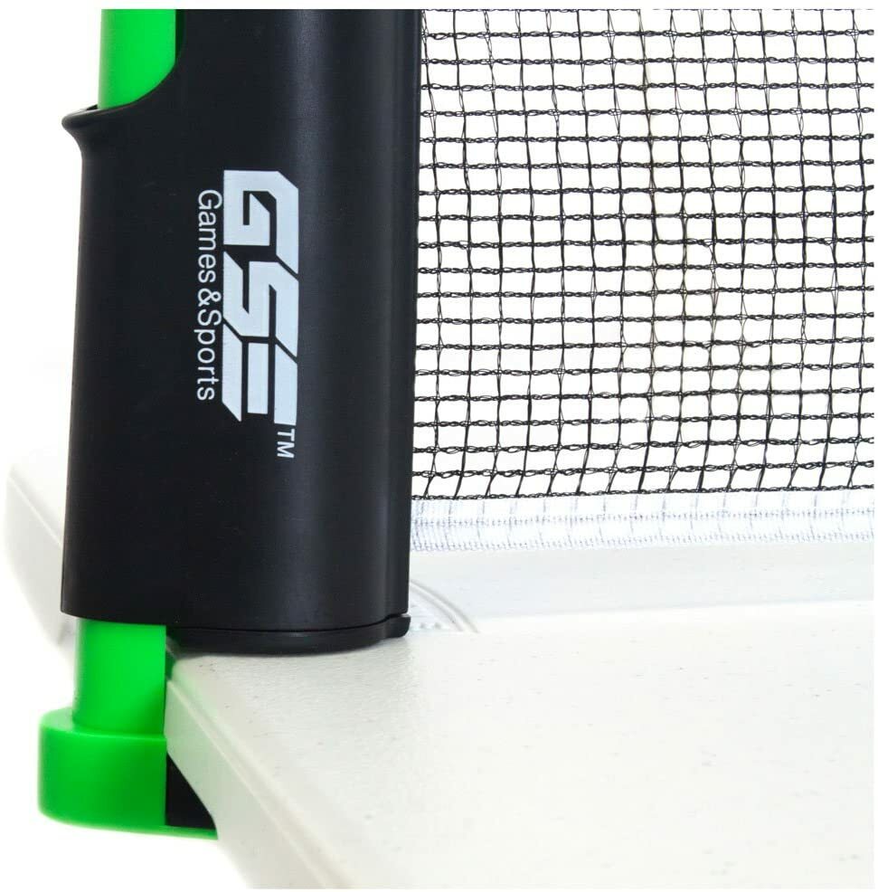 Anywhere Ping Pong Set with 2 Paddles & 3 Ping Pong Balls. (BLACK/GREEN)