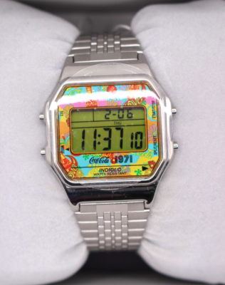 TIMEX TW2V25900 Coca Cola Classic Digital Stainless Steel Bracelet