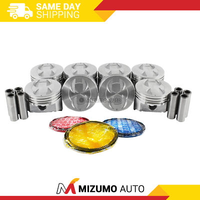 Pistons w/ Rings fit Fits 86-96 Ford 5.0L V8 OHV 16v