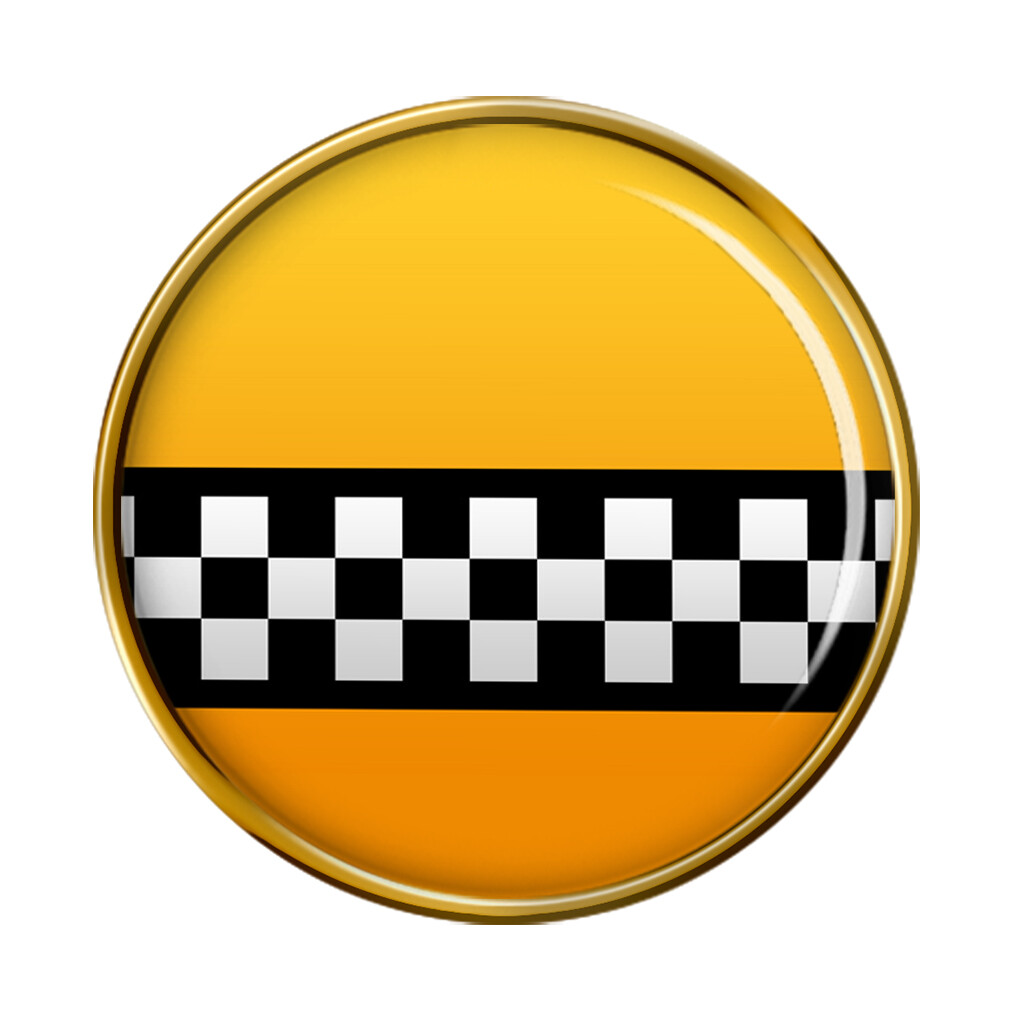 New York Taxi Cab Pin Badge