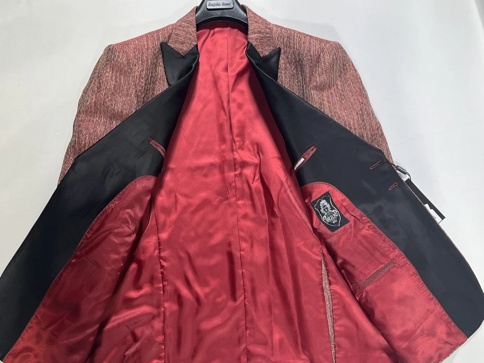 Мужские Angelino красный плетение смокинг куртка размер 40R новый - Изображение 3 из 4