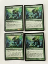 MTG 4X FOIL CHAMPIONS OF KAMIGAWA KODAMA'S MIGHT NM MAGIC THE GATHERING COMMON