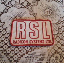 RSL Radicon Systems LTD Jacket Vest Patch 