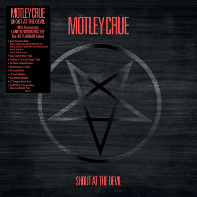 Motley Crue -Shout at the Devil 40Th Anniversary Super Deluxe Box