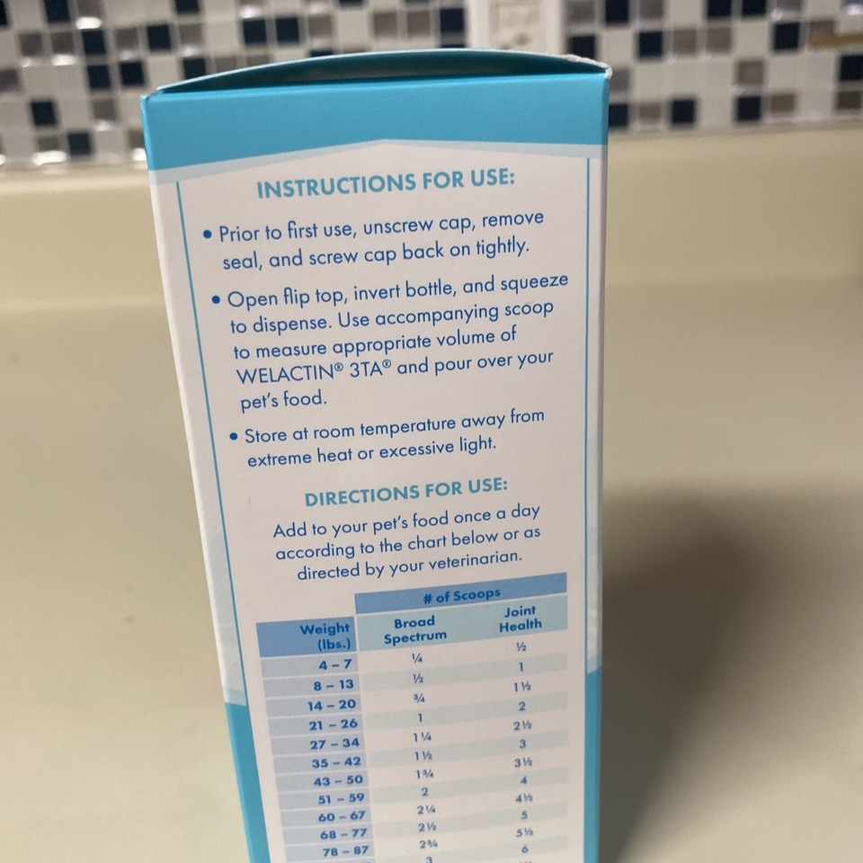 Welactin Canine Omega3 Supplement For Dogs Nutramax 8 oz 08/2025 New