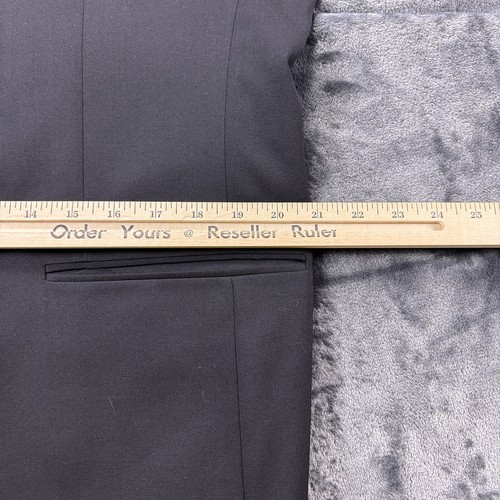 Brooks Brothers Milano Blazer Jacket 44R Black Estrato Wool Makers Merchants - Picture 9 of 14