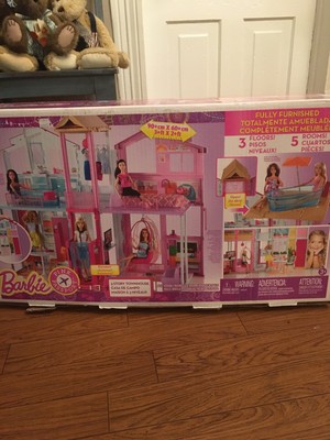 pink passport barbie house