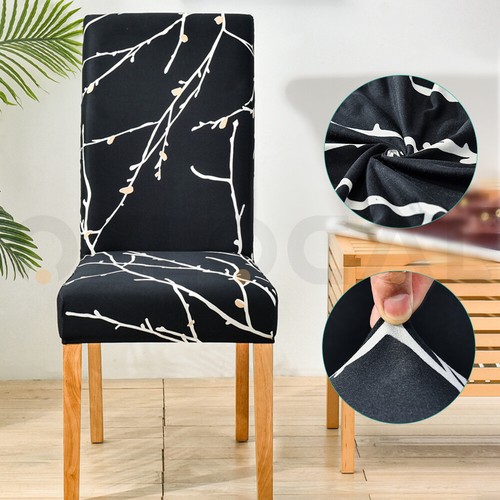 Dining Chair Cover Stretch Seat Covers Spandex Washable Banquet Wedding Party - Picture 73 of 76