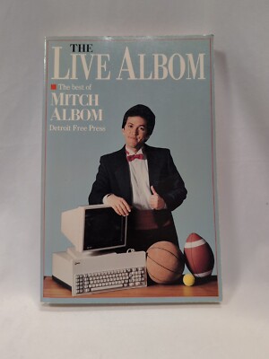 SIGNED The Live Albom The Best of Mitch Albom Detroit Free Press Kelly & Company