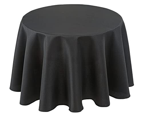 Textured Fabric Round Tablecloths 60" for Tables Diameters from 20" to 40", - Picture 1 of 6