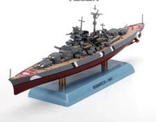Wltk  1/1000  WWII German BISMARCK 1941 Battleship Diecast Model in box