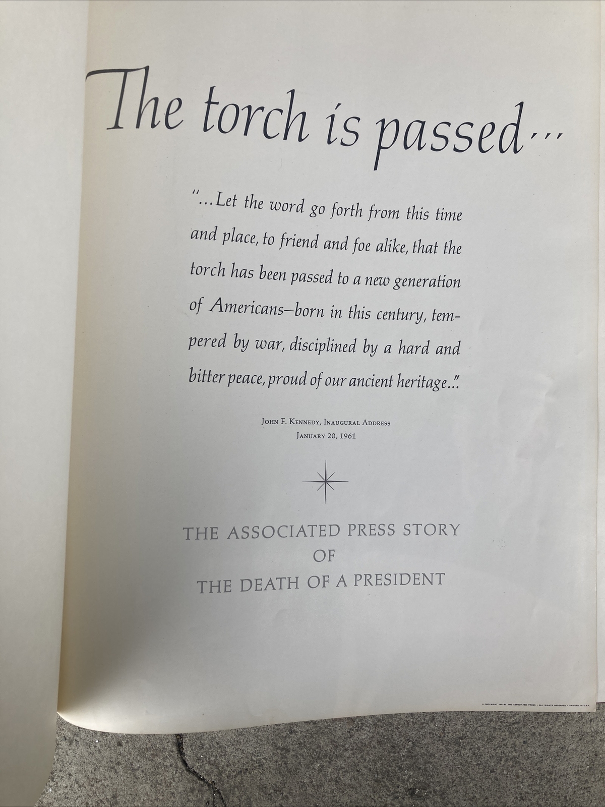 The Torch Is Passed By Saul Pett, Sid Moody, Hugh Mulligan And Tom Henshaw