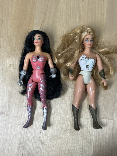 Vintage 1985 She-Ra and Catra Mattel Princess of Power MOTU Dolls Lot of 2
