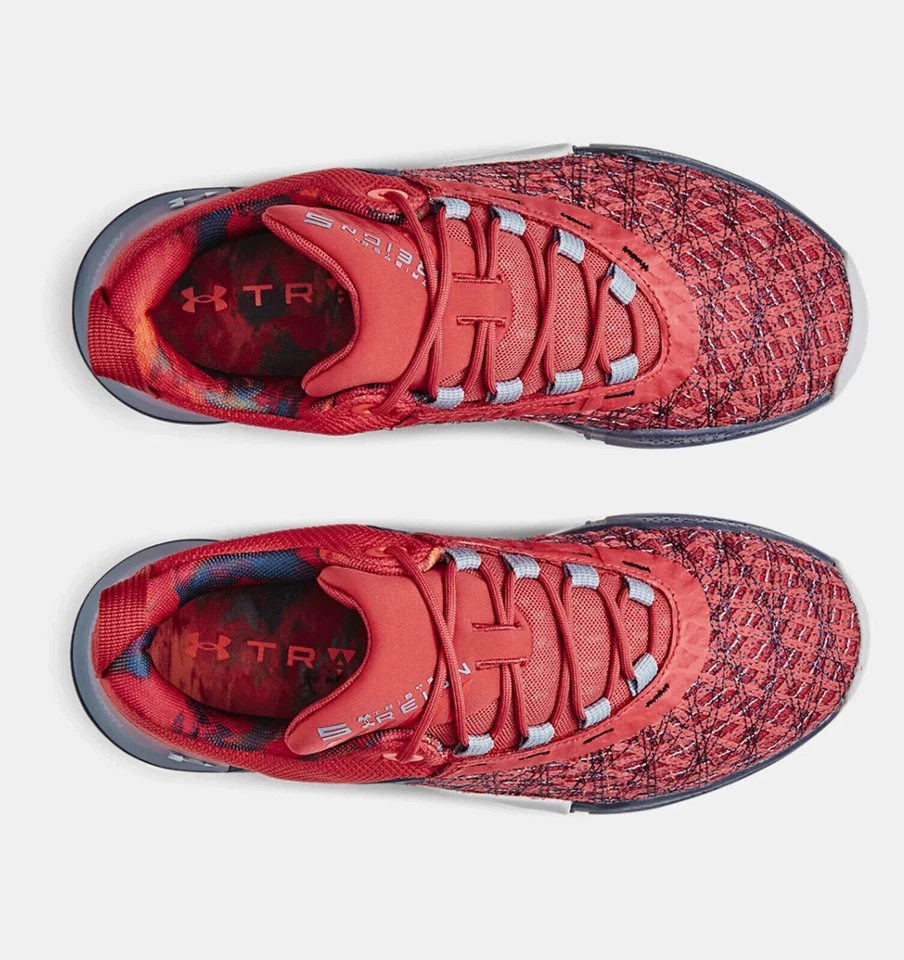Novo Under Armour UA TriBase Reign 5 Q1 tamanho 10.5 vermelho/cinza - Imagem 4 de 4