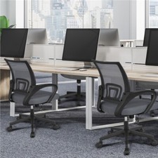 Office Computer Chair Ergonomic Desk Chair with Back Support Arms Study or Work