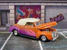 1999 Hot Wheels 100% Collectibles Orange '40 Ford Convertible Loose 1:64 K1