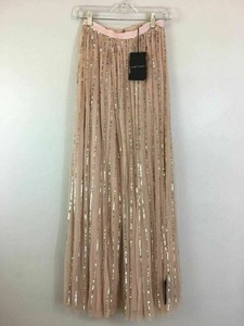 needle & thread floral maxi skirt in rose quartz