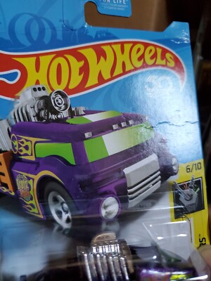 2018 Hot Wheels CRATE RACER Purple ?/365 LITTLE BEND Experimotors