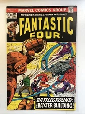Fantastic Four 130 - Battleground Baxter Building - Steranko cover - Buscema art