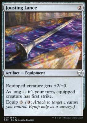 Magic the Gathering MTG Jousting Lance (221) Dominaria   LP
