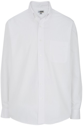 Men's Cotton Plus Long Sleeve Twill Shirt - Picture 1 of 7