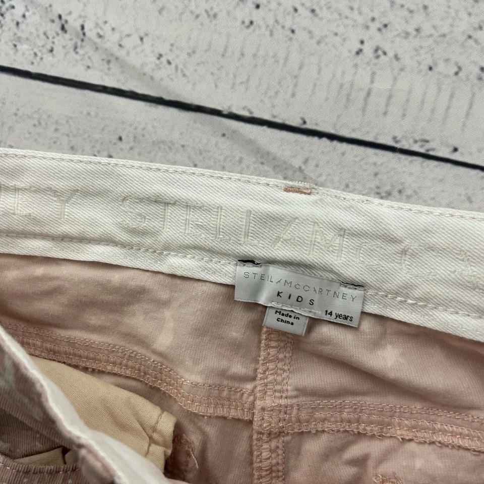 Pantalones Stella McCartney Niños Pana Estampado Estrellas Niña 14 Rosa Crema Foto 4 de 4