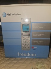 LG G4011  CELLULAR FLIP PHONE Very Rare - For Collectors -USED IN BOX...SILVER