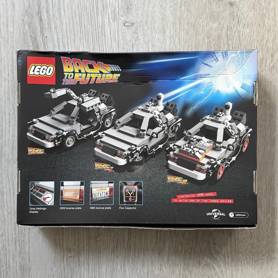 LEGO Ideas 21103 DeLorean Time Machine OVP Ungeöffnet Neu OVP MISB Sealed Toy - Bild 2 von 4