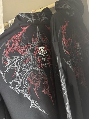 Breathe Divinity Death Wing Zip Up Hoodie