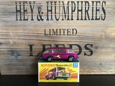 Matchbox Superfast no.22B-7.Version Mint 1.First OVP VNM von 1970