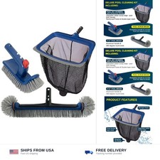 Deluxe Swimming Pool Cleaning Kit Including P...