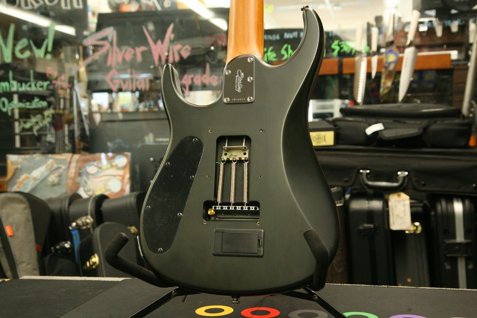 Sterling Sterling JP150FM - Trans Green Satin - 7-String Electric ...