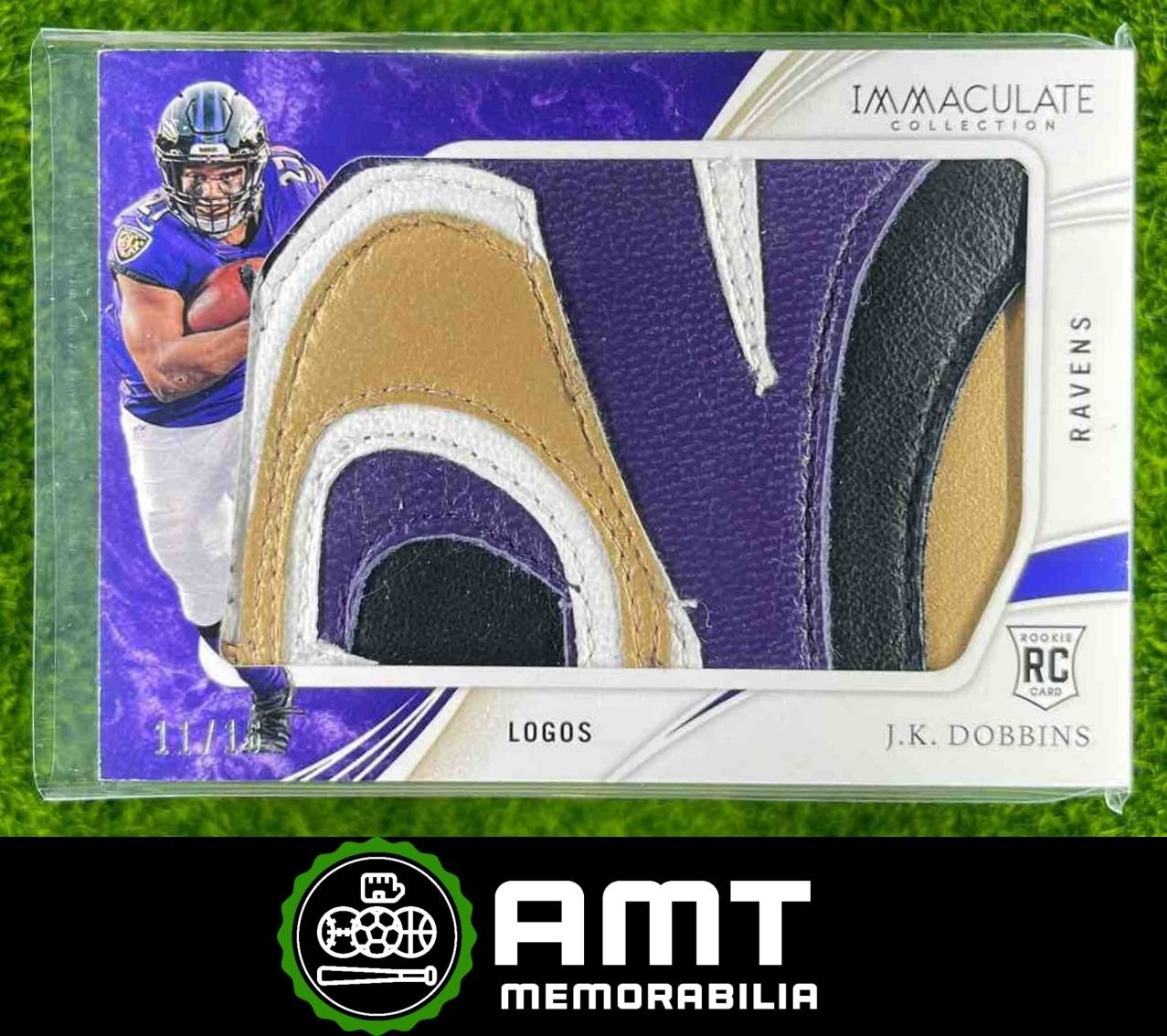 JK Dobbins Panini Immaculate Collection Immaculate Rookie Logos #RL9 Base