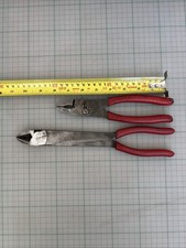 Snap On Pliers Long Red Used
