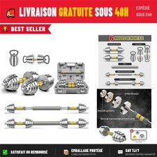 PHOEROS Haltères Réglables 20/30/40 KG - Musculation Fitness