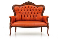 Art déco due posti nuovo divano 2 posti design divani imbottiti divani tessuto relax