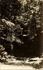 Cascade Springs near West Point Kansas KS ~ RPPC real photo postcard