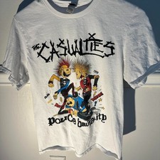 The Casualties tour shirt punk rock tee reprint VK07386