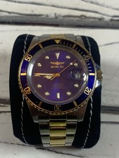 Invicta 89280B Pro Diver 23k Men's Wrist Watch - Silver/Gold Case & Bracelet
