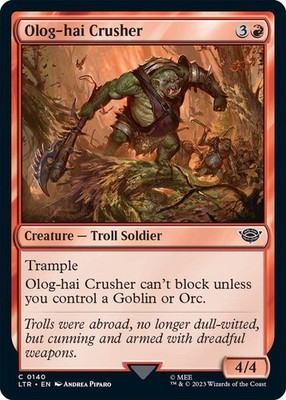 Olog-Hai Crusher C Universes Beyond: The Lord of the Rings: Tales of Middle-eart