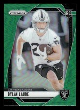 2024 Panini Prizm #330 Dylan Laube RC Rookie Green Las Vegas Raiders