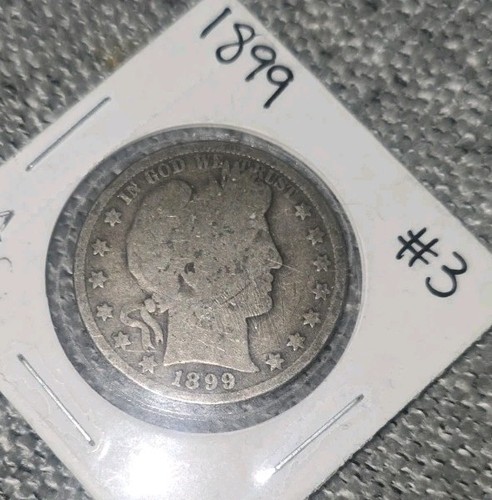 Medio dólar barbero 1899 90% plata - Imagen 4 de 5