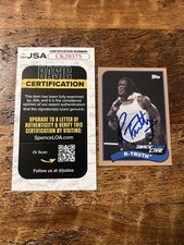 R-Truth IP Signed Topps Card JSA Coa Autographed WWE