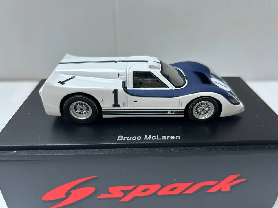 SPARK S8084 Ford J #1 Test Le Mans 1966 Bruce McLaren 1/43 Voiture Miniature - Photo 4/4